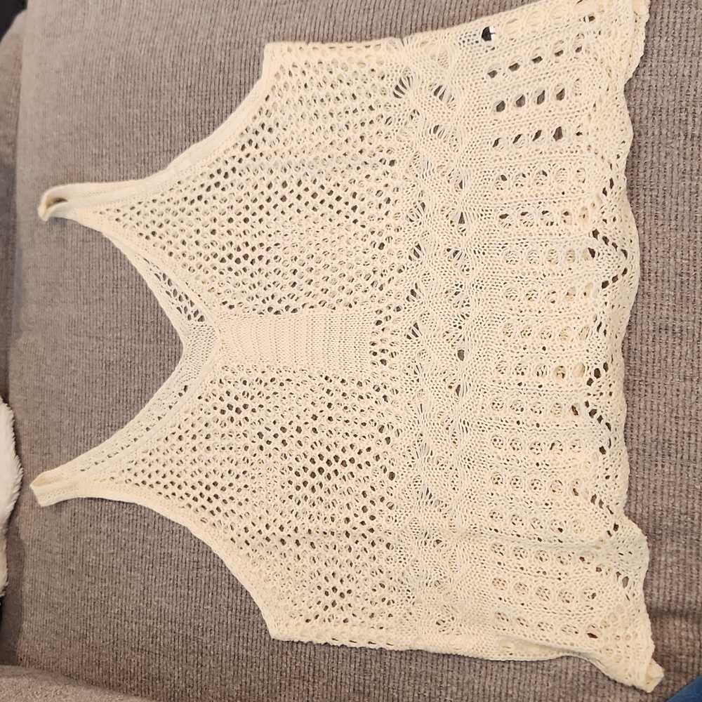 4 for $15 shein crochet crop top